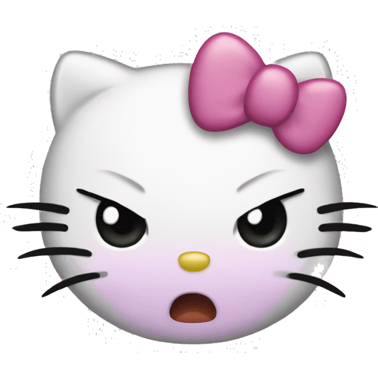 angry hello kitty emoji  emoji