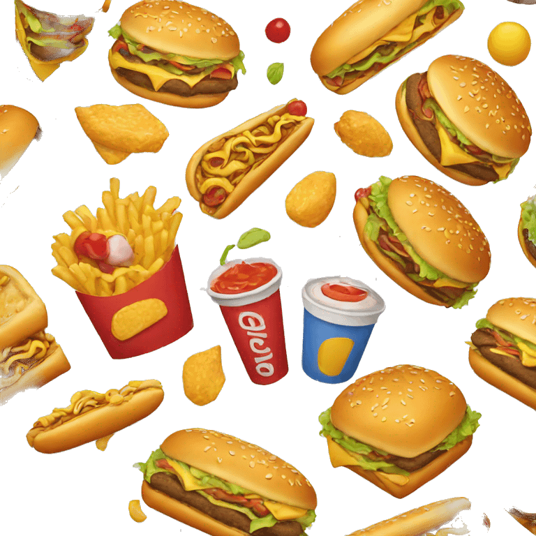 fastfood design emoji