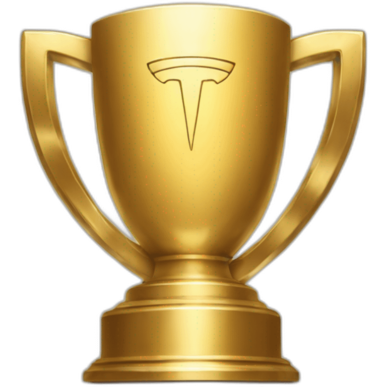 tesla gold trophy emoji