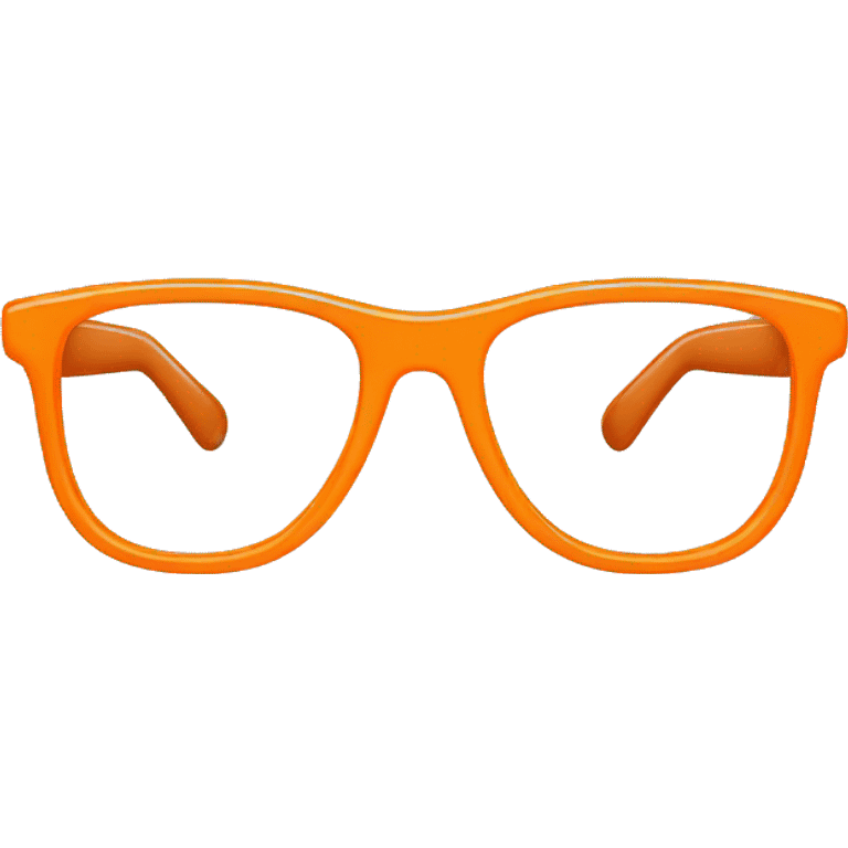 orange glasses emoji