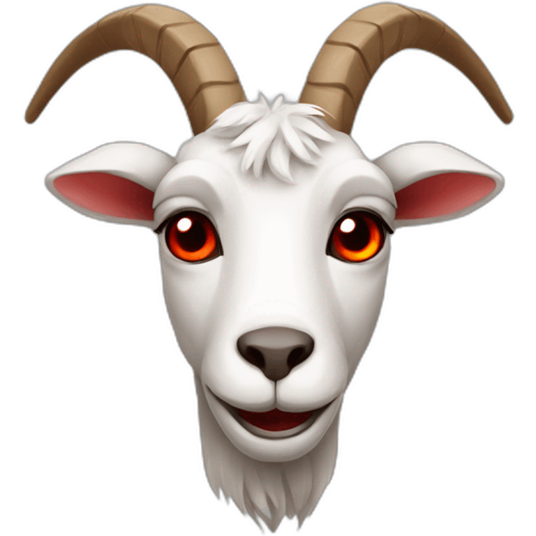 goat with red eyes emoji