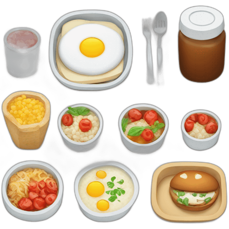 Hospital food emoji