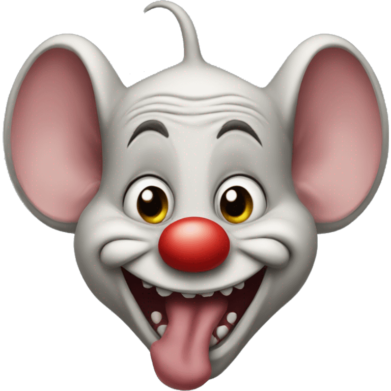 Rat clown  emoji