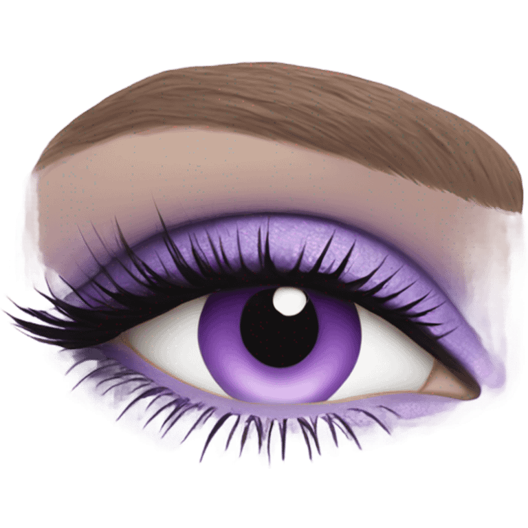 eyeshadow box pastel purple  emoji