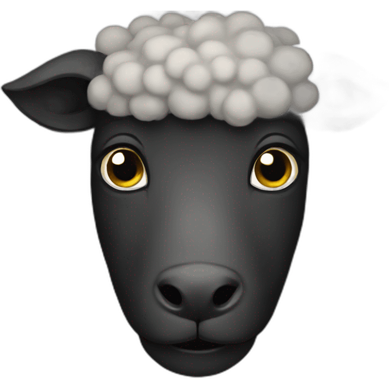 Black sheep emoji