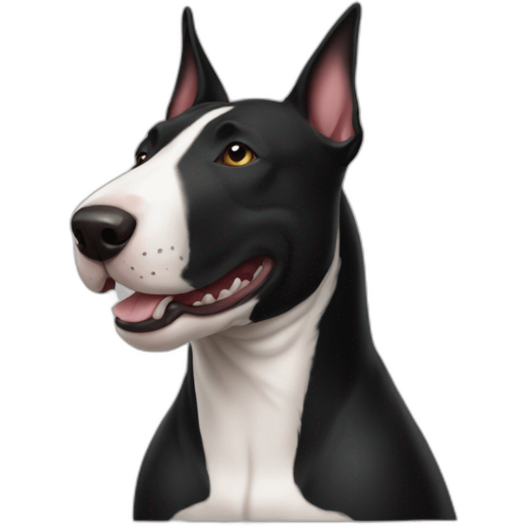 black bull terrier emoji