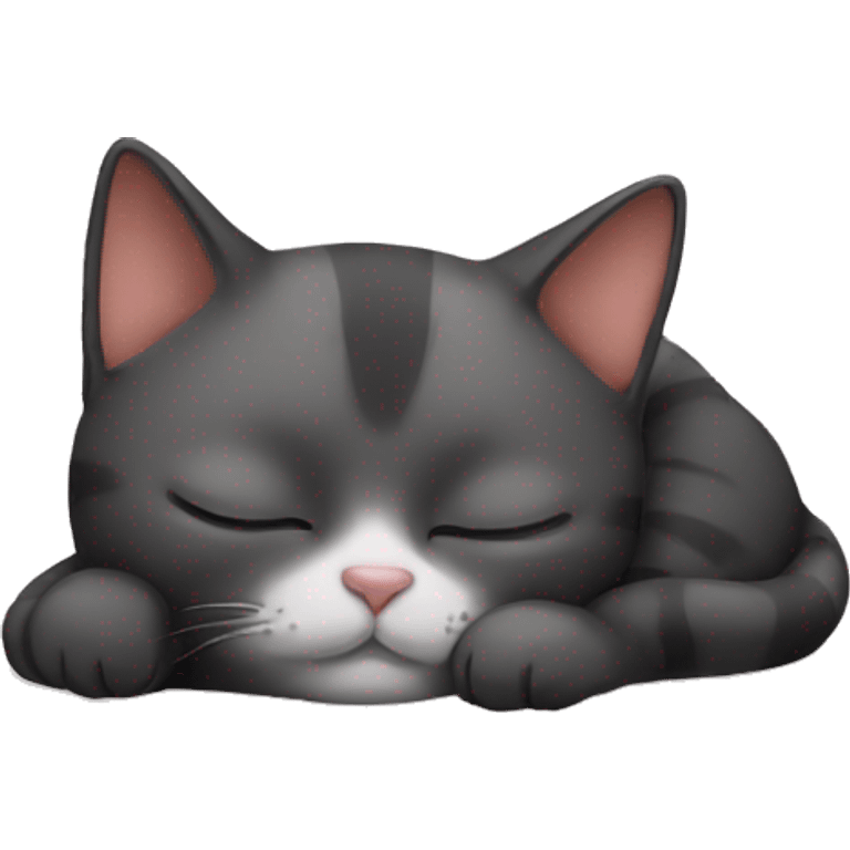 mini cat sleeping  emoji