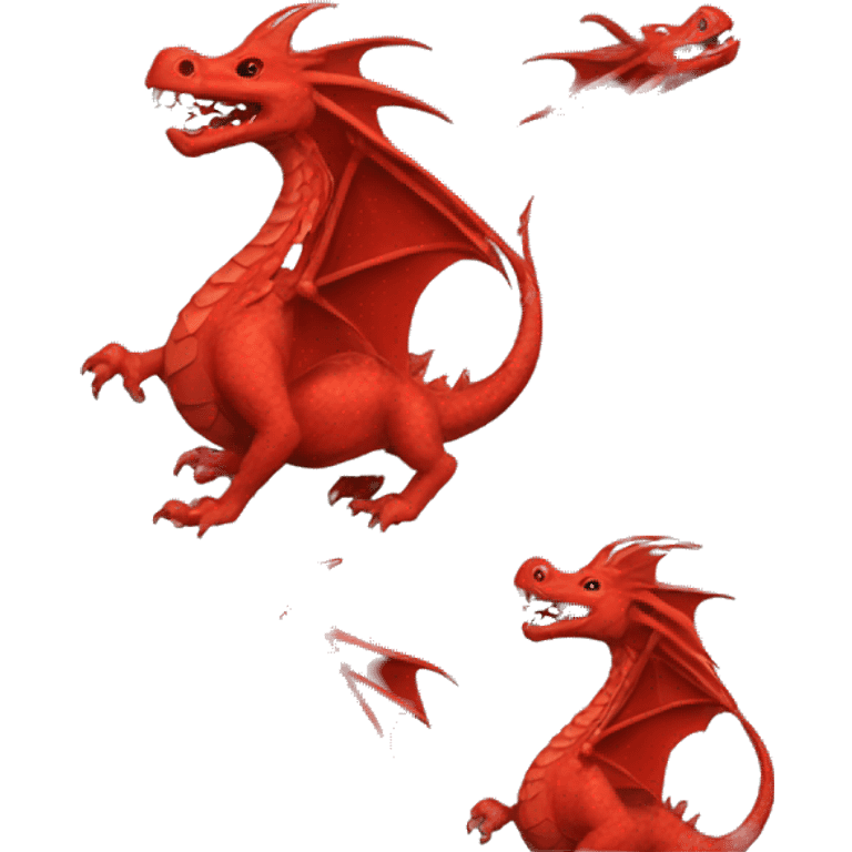 Dragón rojo  emoji