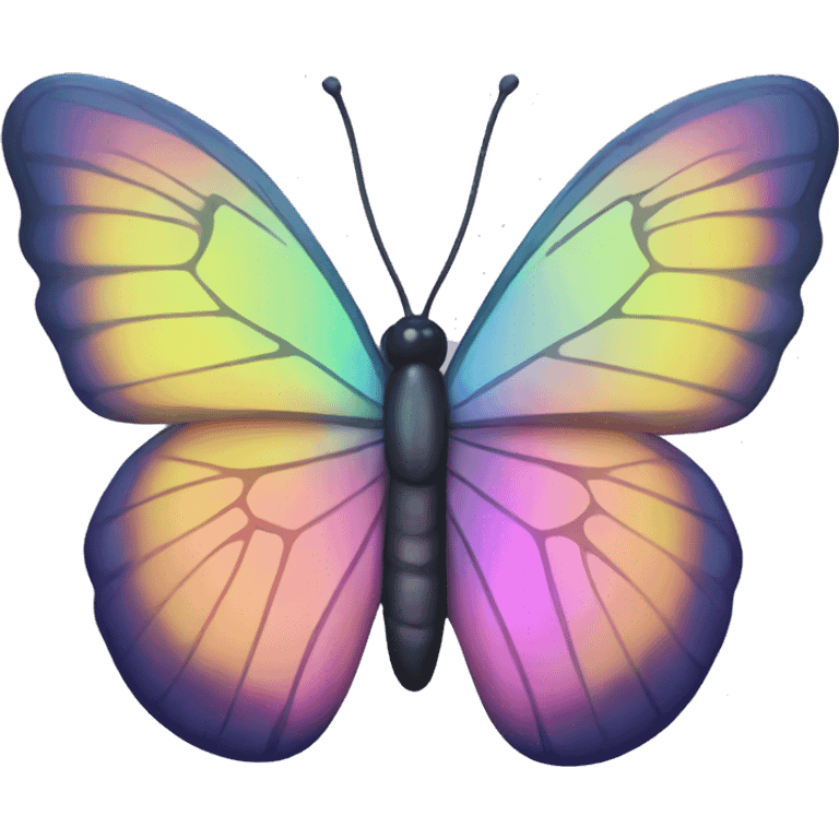 iridescent butterfly  emoji