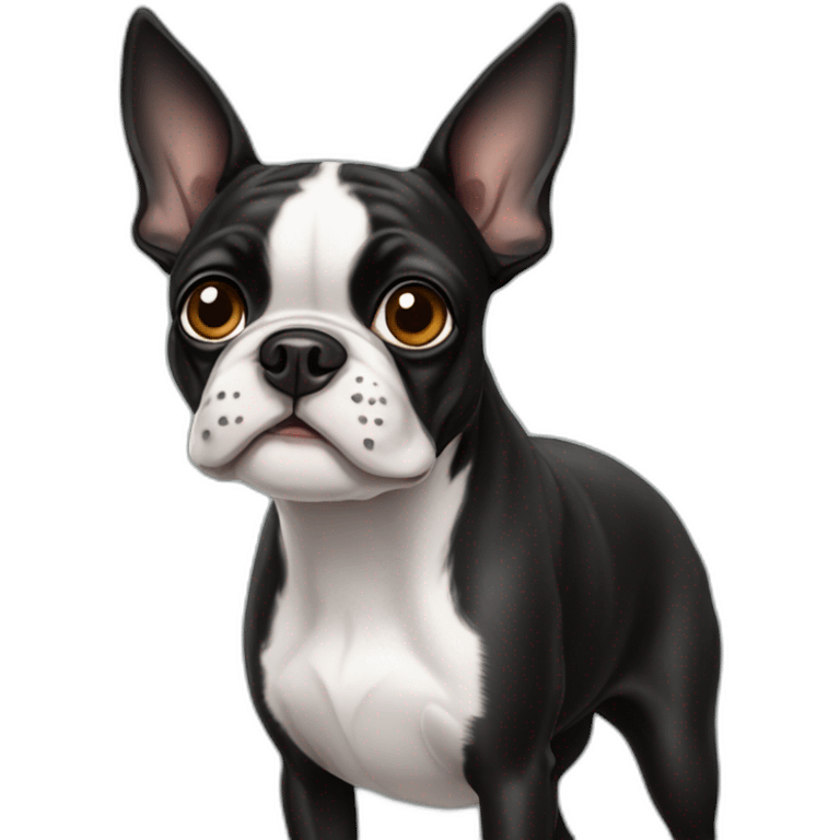 boston-terrier-with-floppy-ears emoji