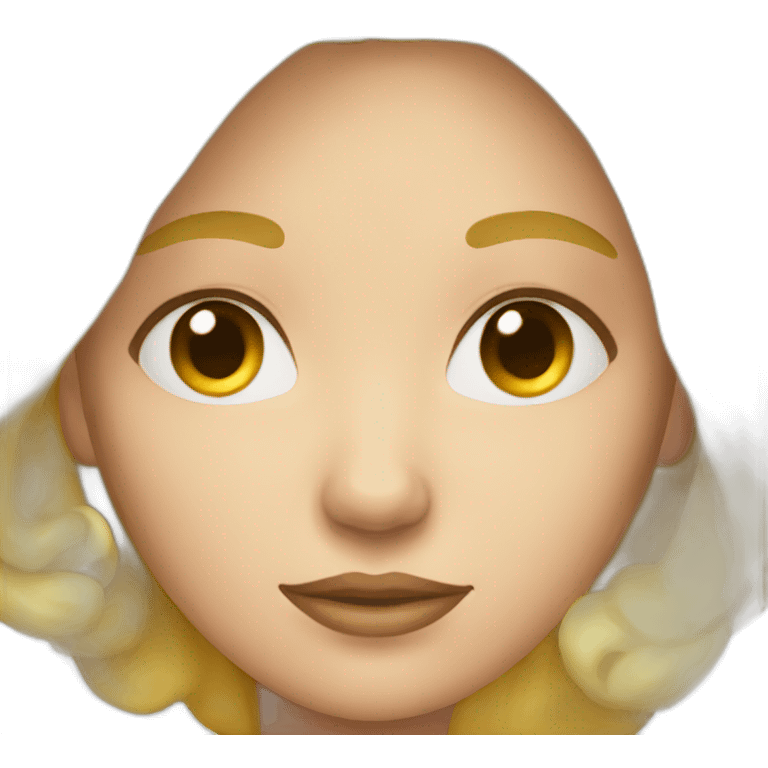 Astrology blonde girl emoji