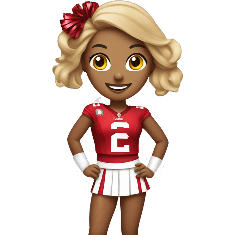 49ers cheerleader emoji