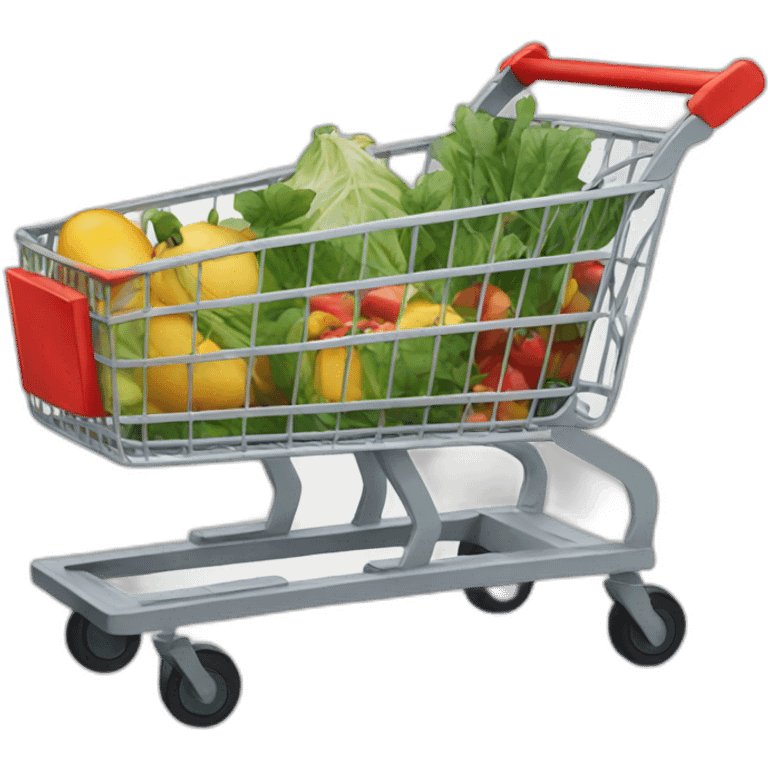 grocery shopping cart emoji