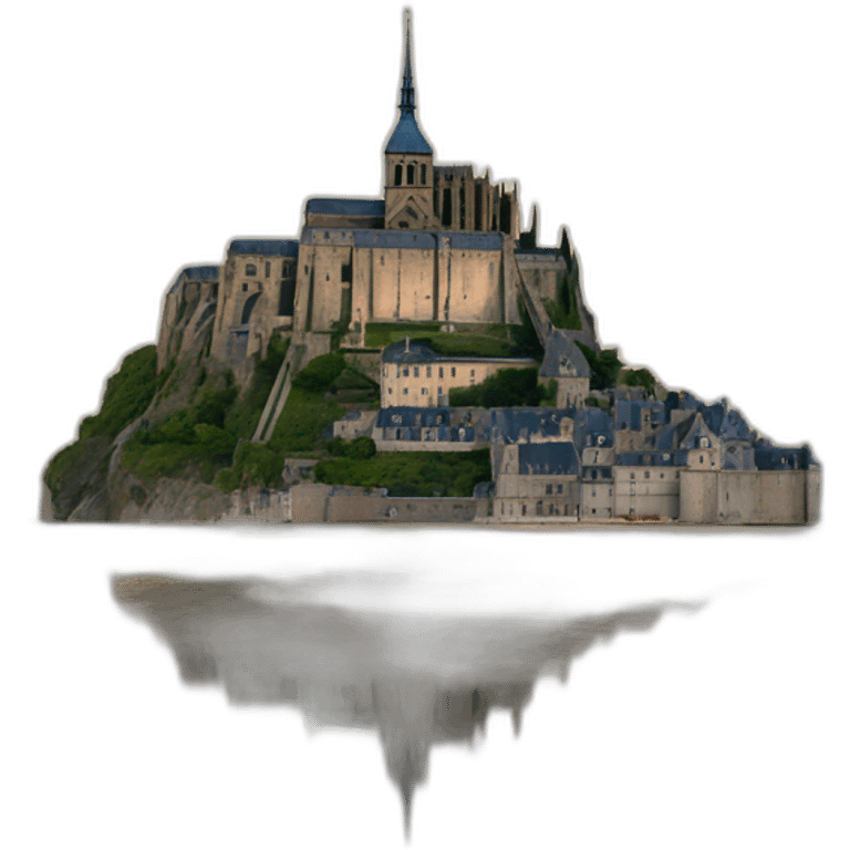 Mont saint Michel Normandie emoji