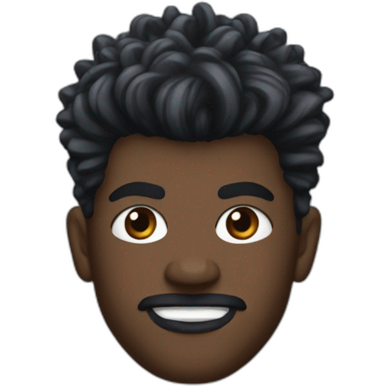 Jimmy butler with goth hair emoji