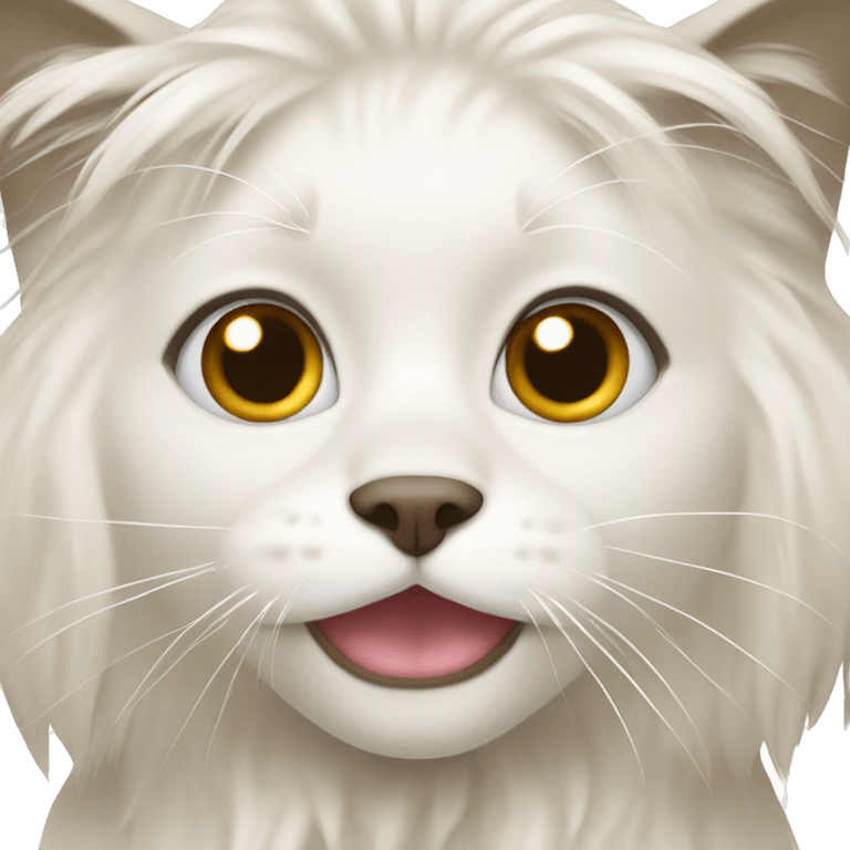 white and beige ragdoll emoji