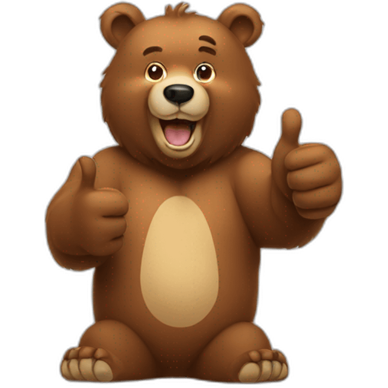 bear-thumbs-up emoji