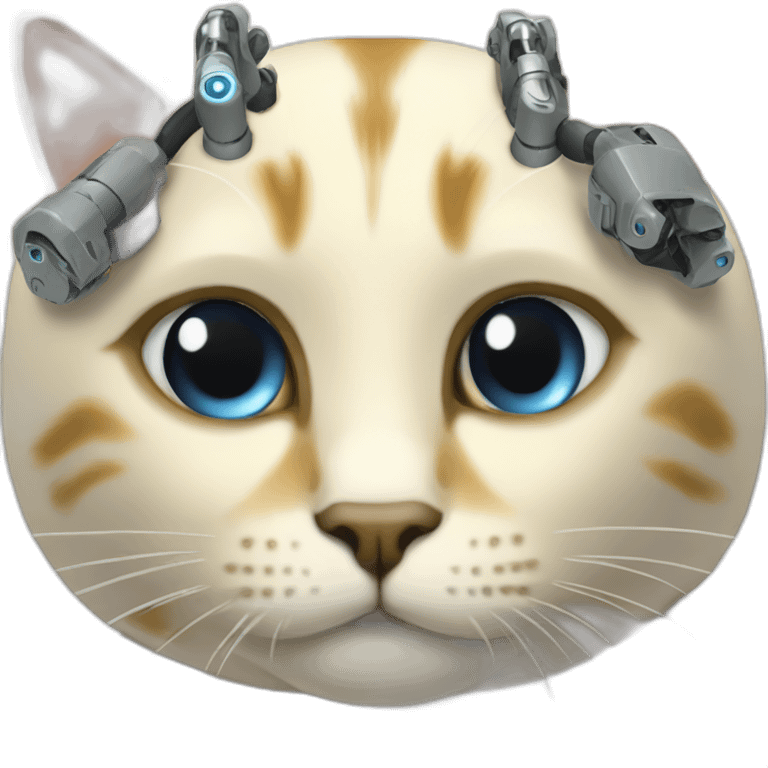 Cat-robot-tech emoji