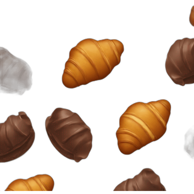 Chocolates croissant  emoji