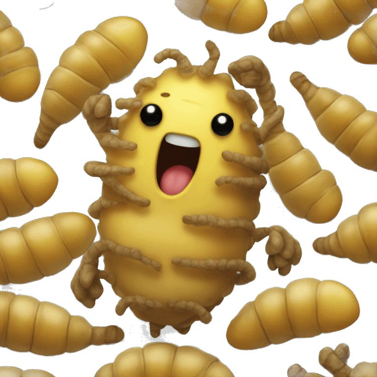 The larva emoji