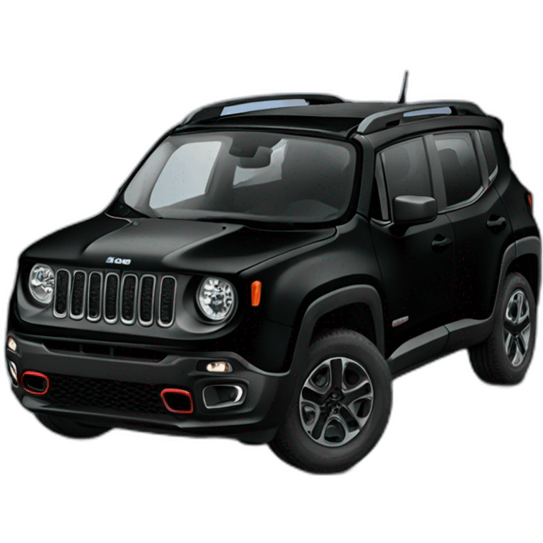 Black jeep renegade emoji