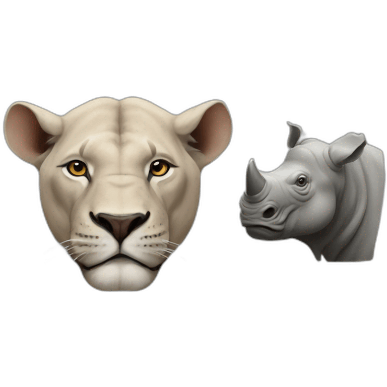 Lion Rhino emoji