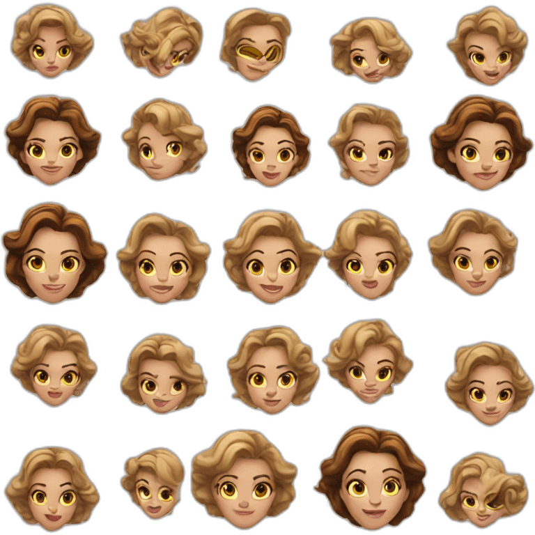 beauty from beauty and the beast emoji