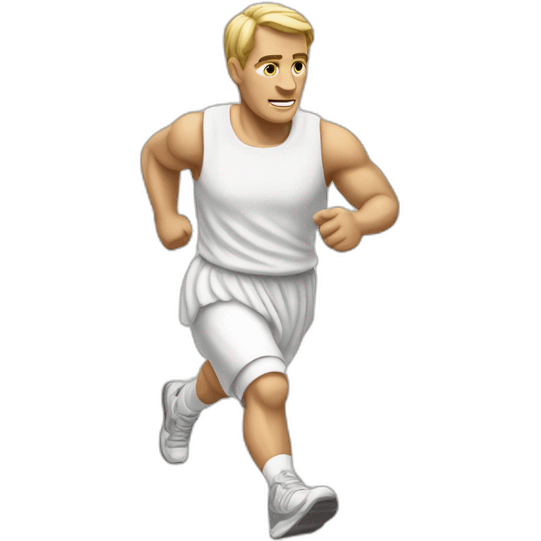 Julius caesar White wearing running shoes emoji