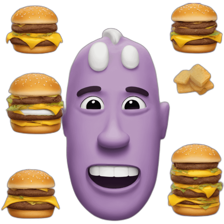 Grimace mcdonalds emoji