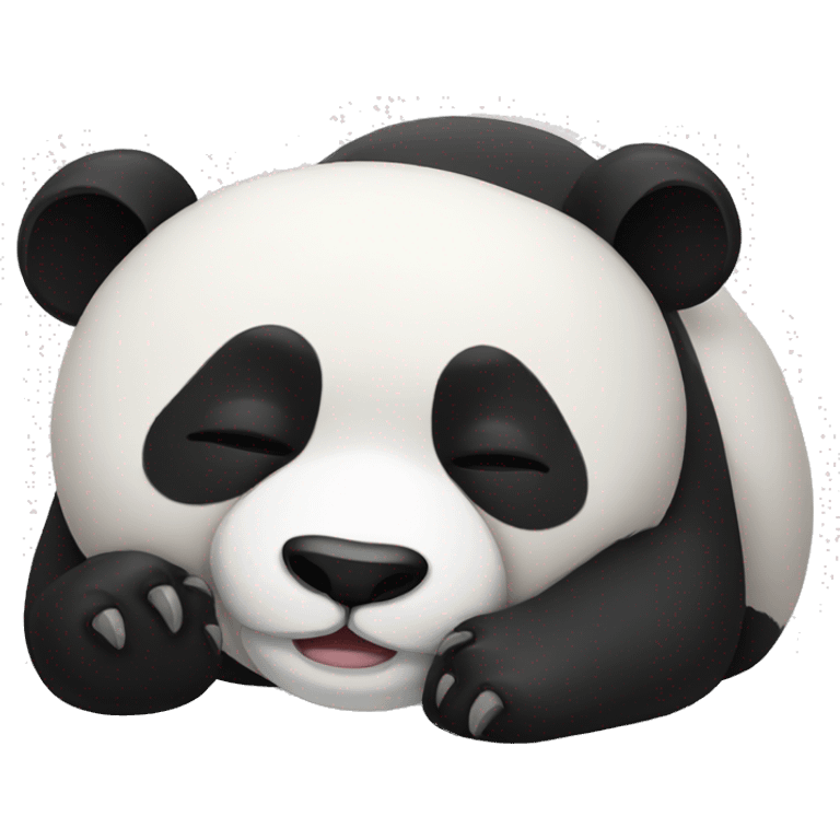 Sleeping panda emoji