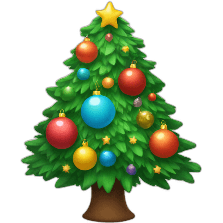 New year tree emoji