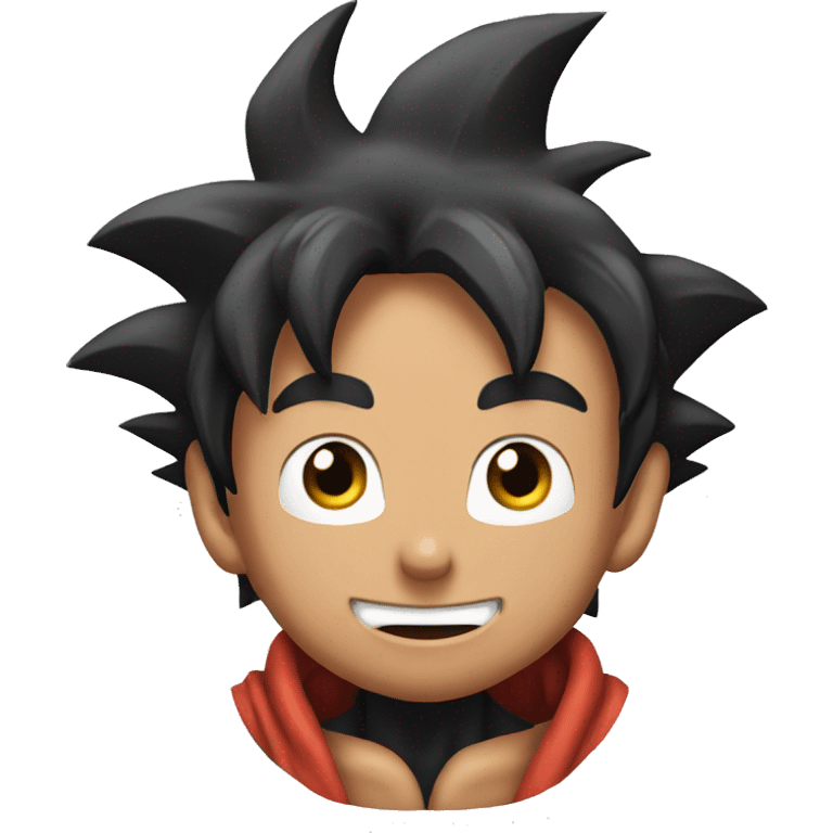 Son Goku with santa Hat emoji