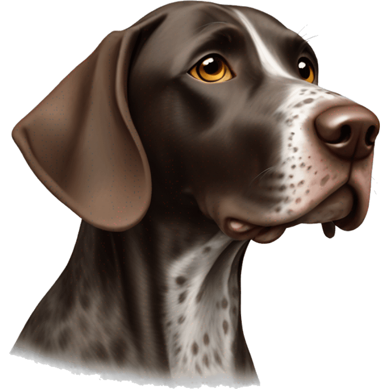 German shorthaired pointer emoji