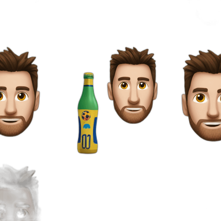 Messi avec une auréole  emoji