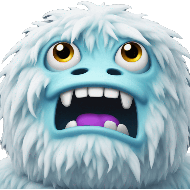 abominable snow monster emoji