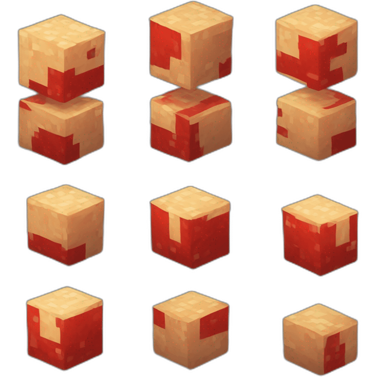 Minecraft's redstone nugget emoji