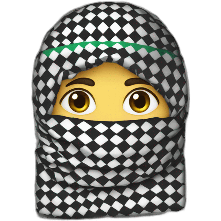 Palestine keffiyeh emoji