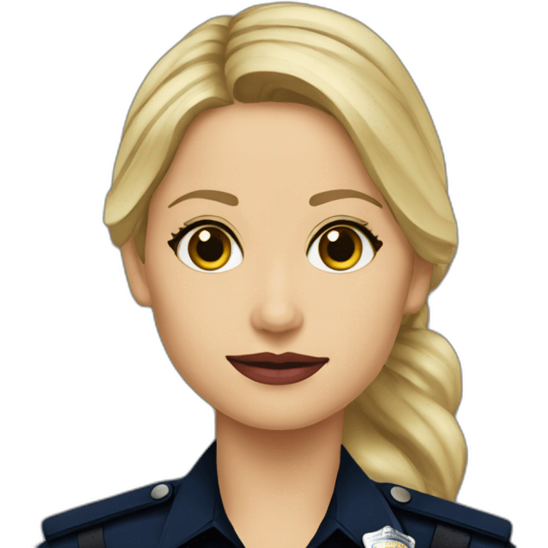 sarah michelle gellar police officer emoji