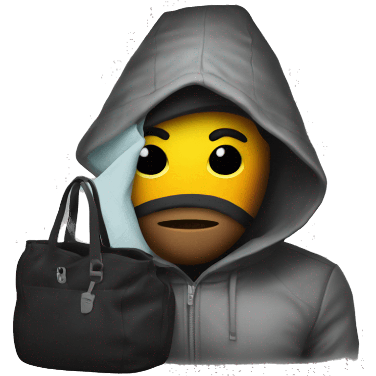 burgler with noney bag emoji