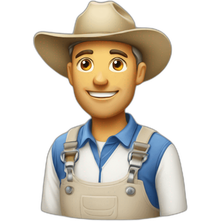 Dairy farmer emoji