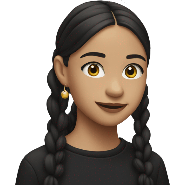 olivia rodrigo in black emoji