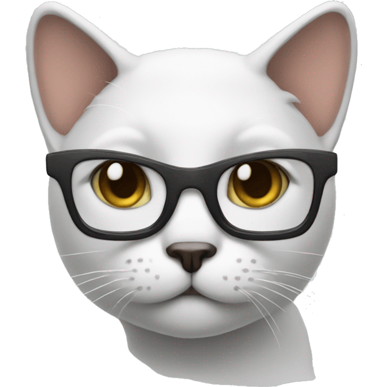 cat with glasses emoji