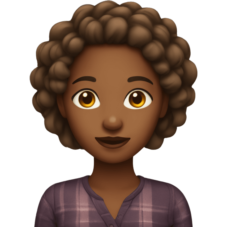 brown skin girl emoji