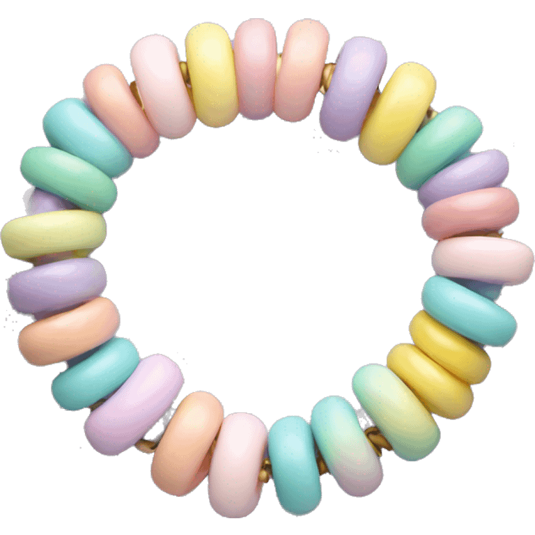 Pastel bracelet  emoji