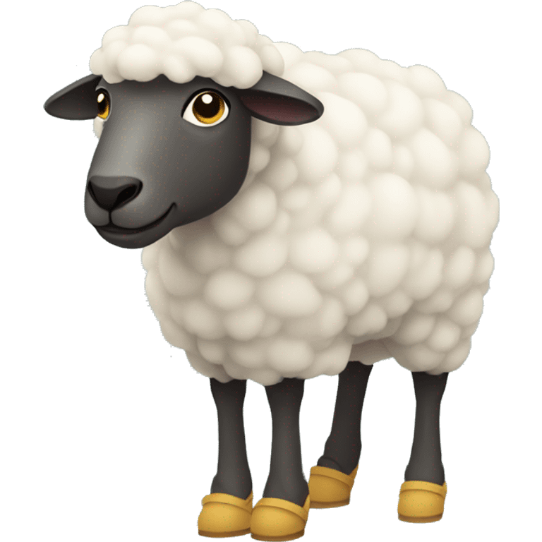 Profile Sheep with farm boots emoji