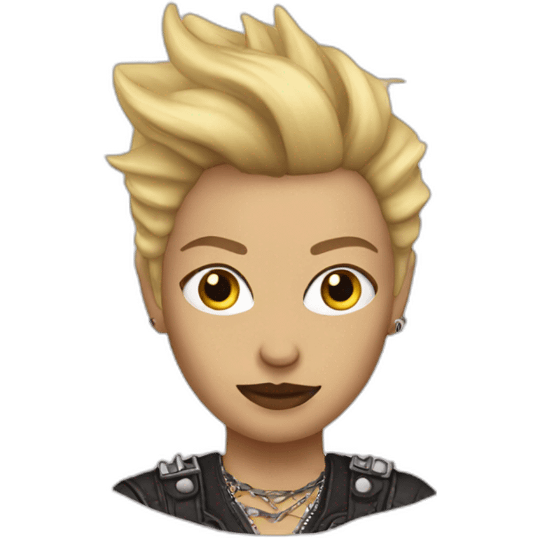 punk-blonde emoji