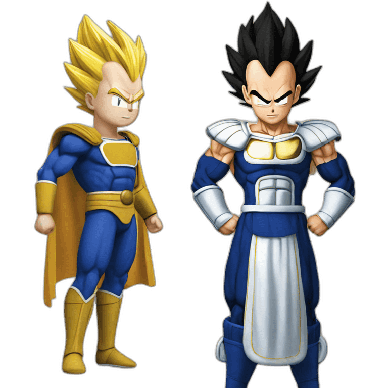 Holy vs Vegeta emoji