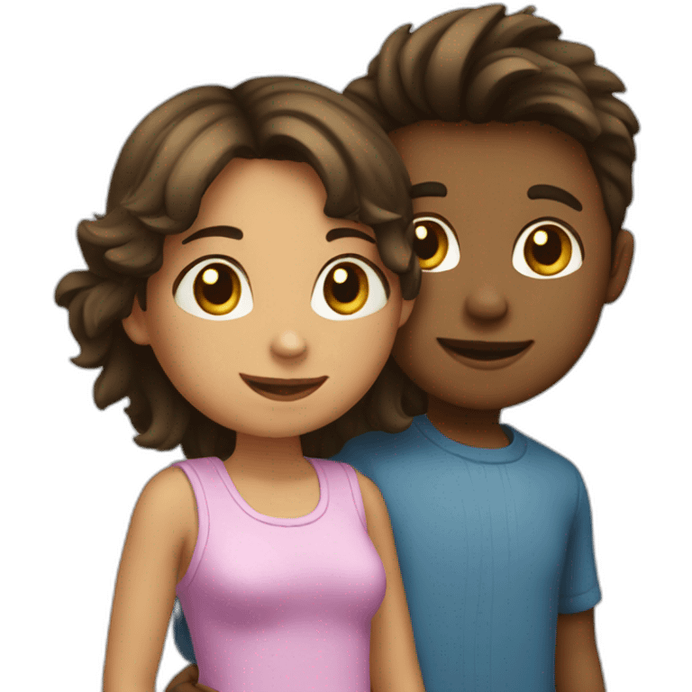 Boy With girl emoji