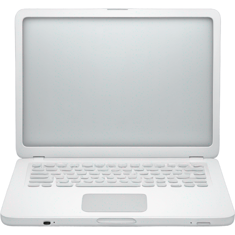 white laptop emoji