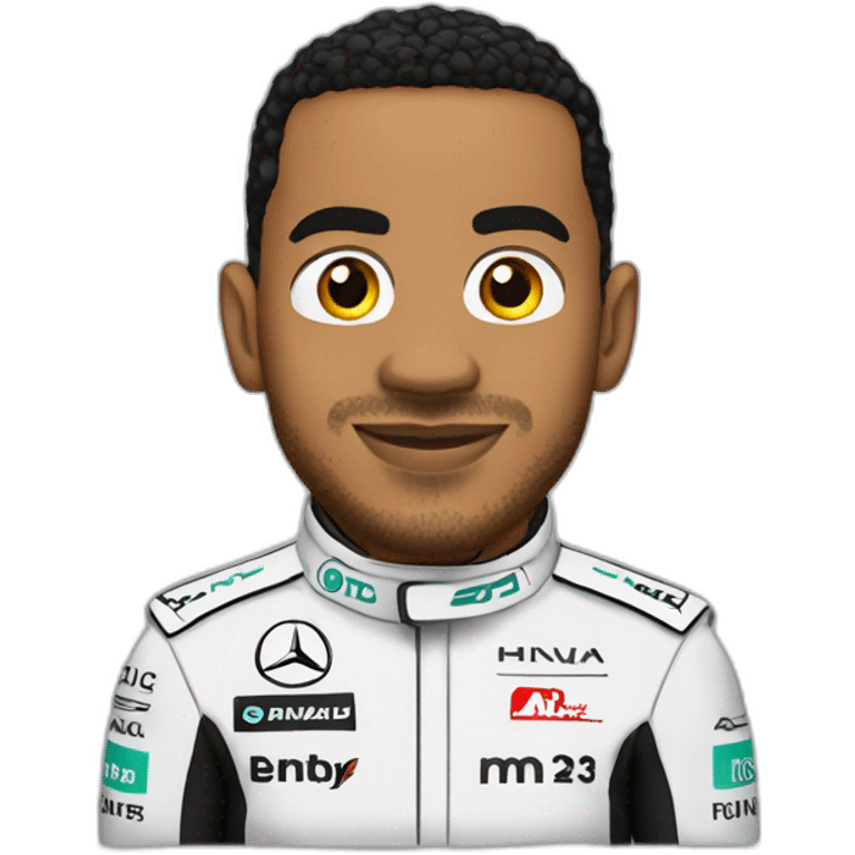 Lewis Hamilton Mercedes No Cap emoji